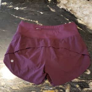 NWOT Lululemon Speed Up Shorts